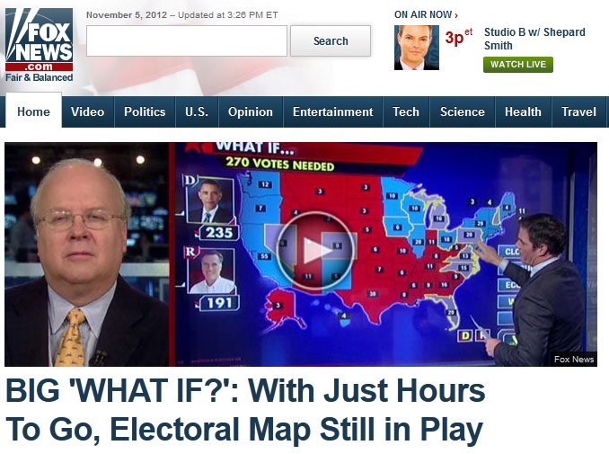 "Big 'What If?': With just hours to go, electoral map still in play"